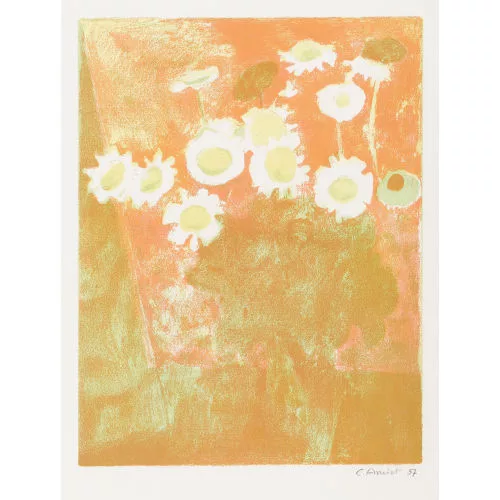 Cuno Amiet — "Blumenstilleben: Margeriten".