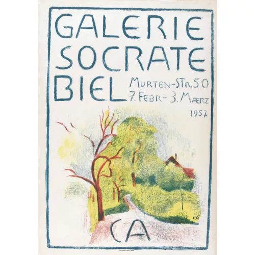 Cuno Amiet — "Galerie Socrate 1957".