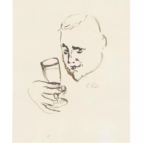 Cuno Amiet — Selbstbildnis.