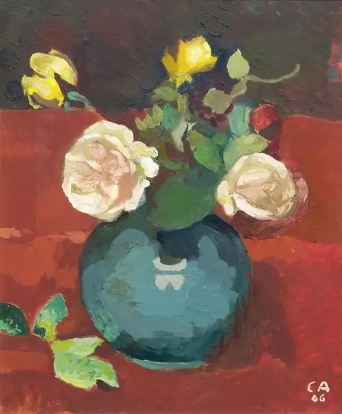 CUNO AMIET — Stillleben mit Rosen. 1946. — Koller Auktionen