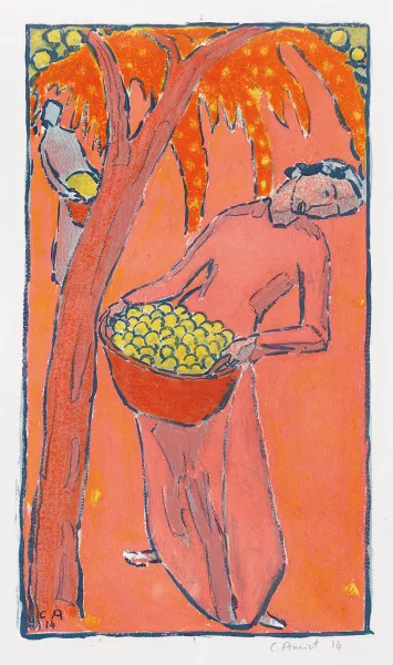 Cuno Amiet — "Obsternte (Zweite Fassung)".