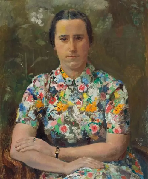 CUNO AMIET — Portrait Fräulein Jöhr. 1938. — Koller Auktionen