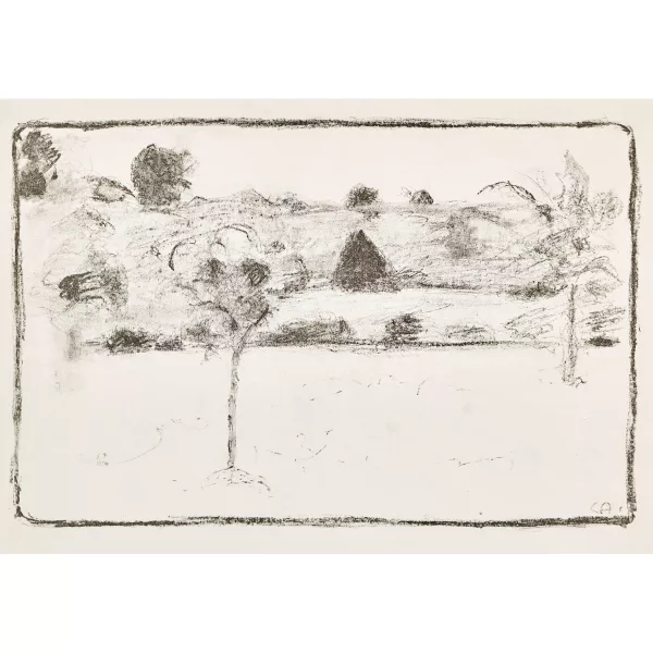 Cuno Amiet — "Landschaft mit Bäumen".