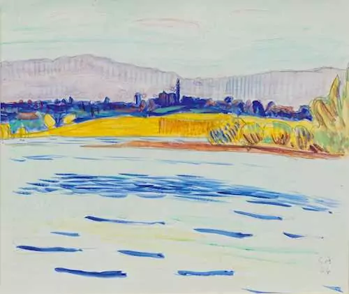 CUNO AMIET — Lake Thun. 1924. — Koller Auktionen