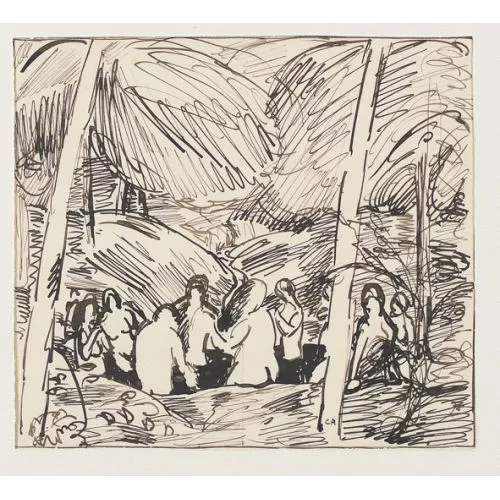 Cuno Amiet — Studie zu Jungbrunnen.