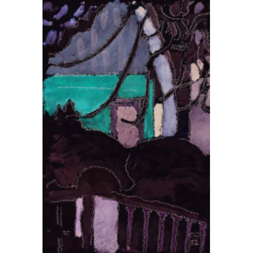 Cuno Amiet — Winterliche Hauspartie.