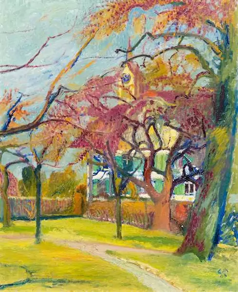 CUNO AMIET — Haus auf der Oschwand. 1943. — Koller Auktionen