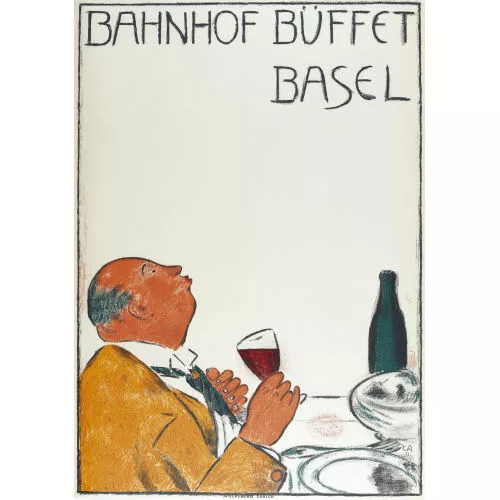 Cuno Amiet — "Bahnhof Büffet Basel".
