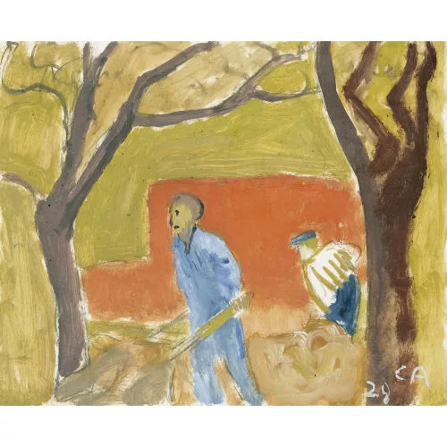 Cuno Amiet — Gartenarbeiter.