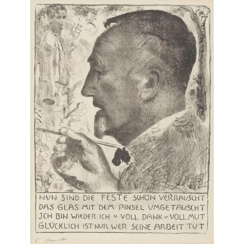 Cuno Amiet — "Der Künstler malend".