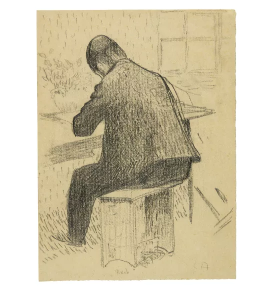 Cuno Amiet — Rodo de Niederhäusern am Tisch