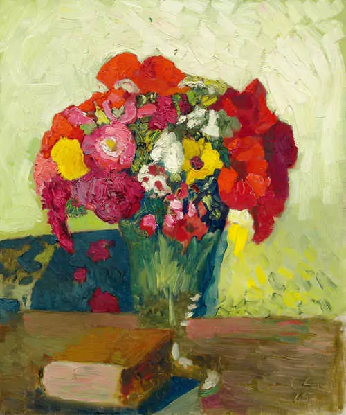 CUNO AMIET — Bouquet of flowers. 1945. — Koller Auktionen