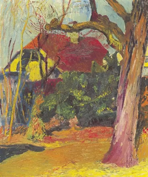 CUNO AMIET — Vorfrühling mit Baum. 1943. — Koller Auktionen