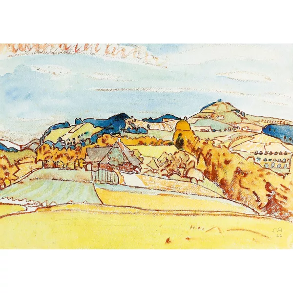 Cuno Amiet — Sommerliche Hügellandschaft bei Oschwand.