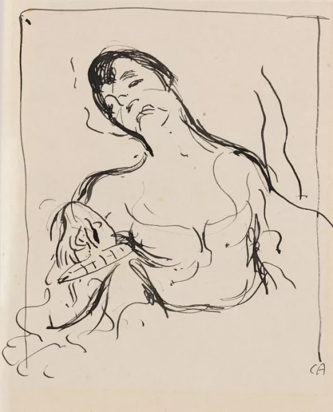 Cuno Amiet — Frau in Halbfigur