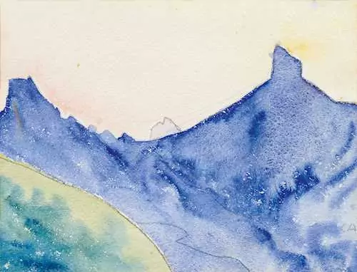 CUNO AMIET — Blick von der Schynigen Platte. 1910–15. (View of the Schynigen Platte) — Koller Auktionen