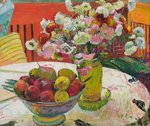 CUNO AMIET — Astern mit Äpfeln (Asters with apples). 1927. — Koller Auktionen