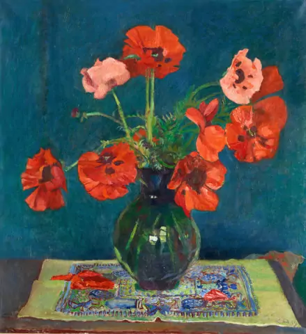 Stillleben mit rotem Mohn, 1939