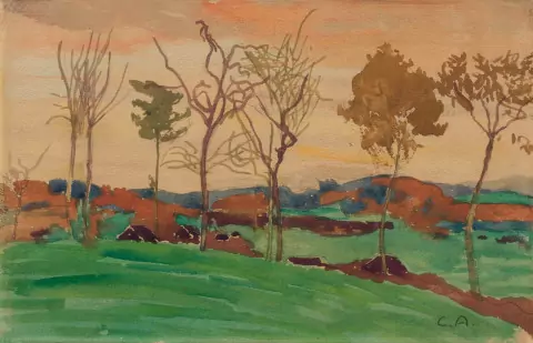Landschaft, um 1895