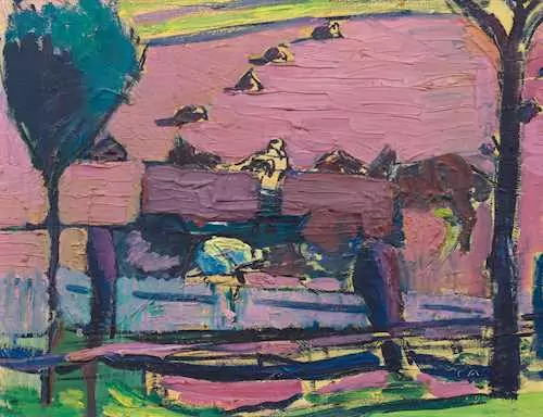 CUNO AMIET — Hay harvest. 1929. — Koller Auktionen