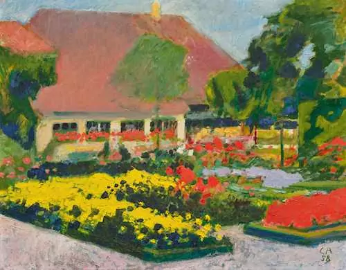 CUNO AMIET — Garten auf der Oschwand. 1958. — Koller Auktionen