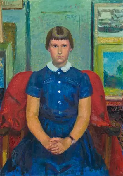CUNO AMIET — Portrait. 1953. — Koller Auktionen