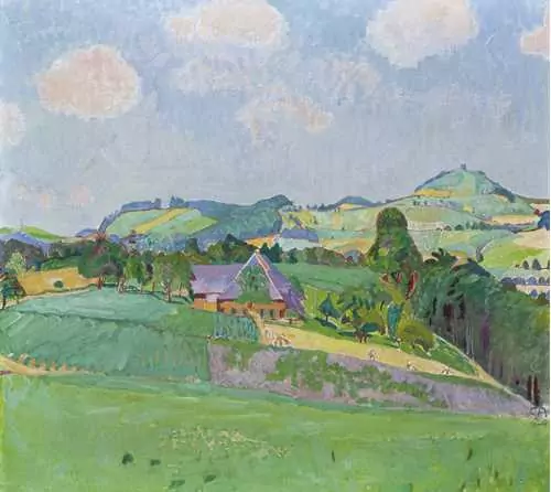 CUNO AMIET — Landschaft bei Oschwand. 1926. — Koller Auktionen