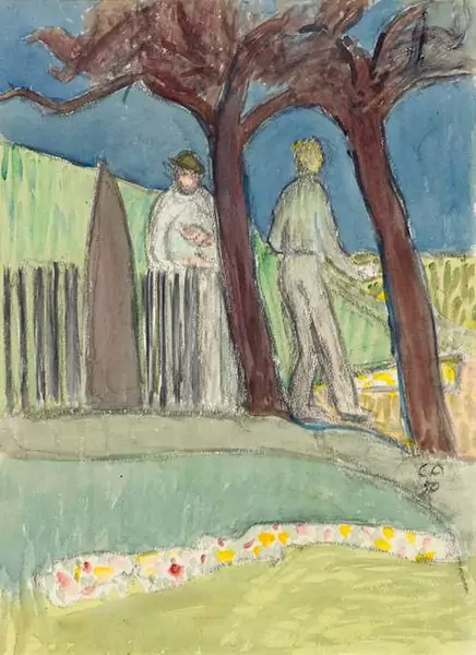 CUNO AMIET — In the garden. 1950. — Koller Auktionen