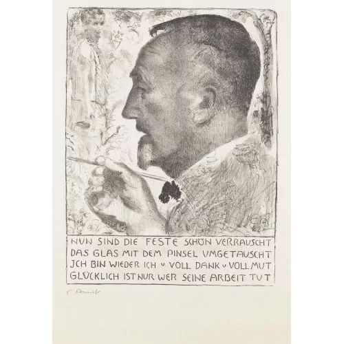 Cuno Amiet — Der Maler malend.