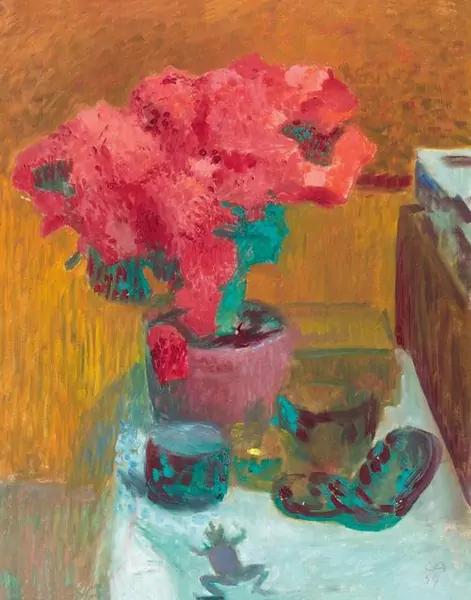 CUNO AMIET — Stilleben mit Blumen. 1959. — Koller Auktionen