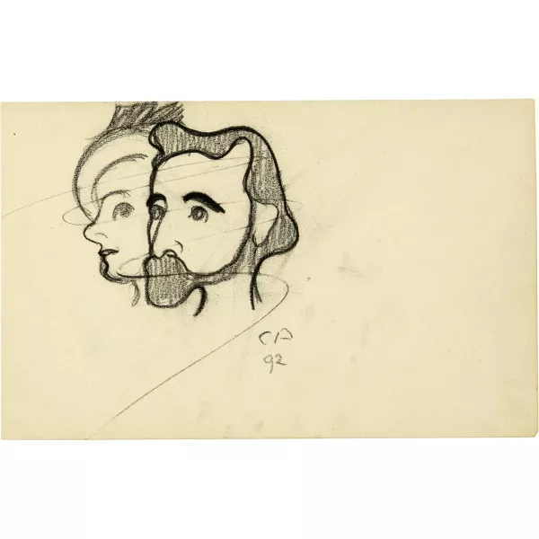 Cuno Amiet — Bildnis von Émile Bernard und seiner Freundin Maria