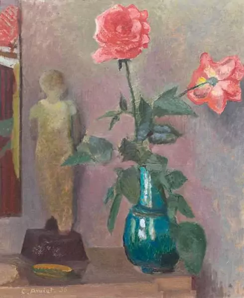 CUNO AMIET — Two roses, Paris. 1936. — Koller Auktionen