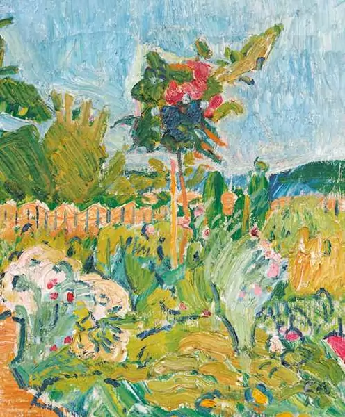 CUNO AMIET — Rose bush. 1916. — Koller Auktionen