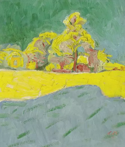 CUNO AMIET — Sommerlandschaft. — Koller Auktionen