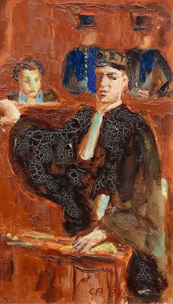 CUNO AMIET — Portrait of Maître Lavigne. 1937. — Koller Auktionen