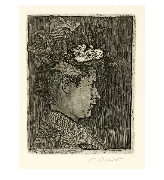 Cuno Amiet — Die zukünftige Gattin des Künstlers