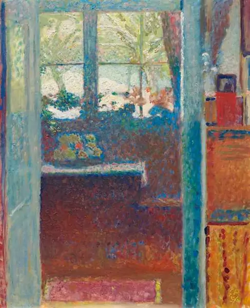 CUNO AMIET — Window view in winter. — Koller Auktionen