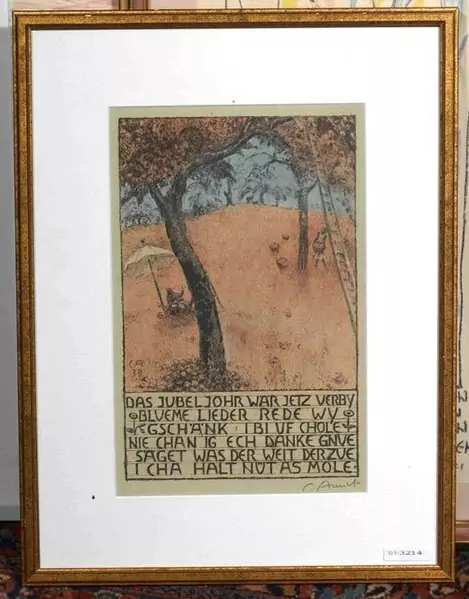 CUNO AMIET — Neujahrsblatt 1938. — Koller Auktionen
