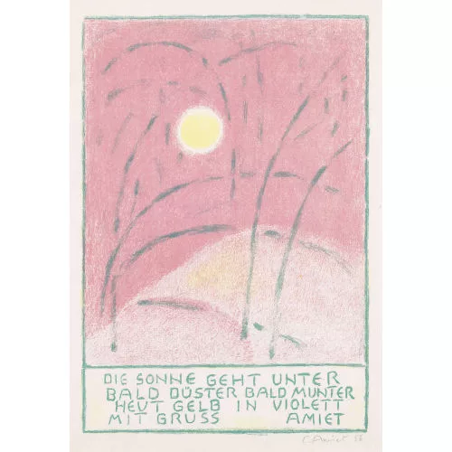 Cuno Amiet — "Sonnenuntergang".