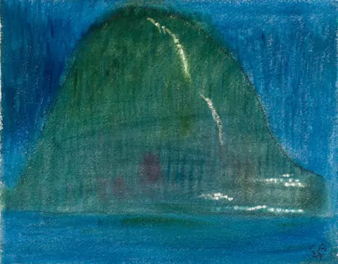 San Salvatore bei Nacht, 1924