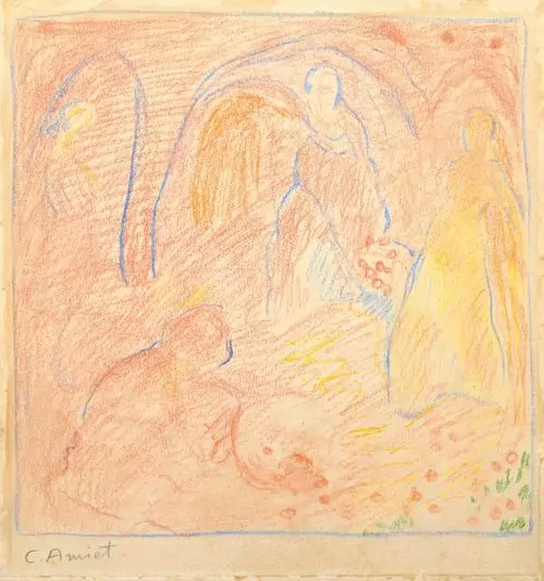 CUNO AMIET — Apfelernte. Um 1922. — Koller Auktionen