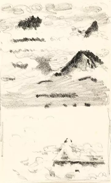 CUNO AMIET — Niesen mit Thunersee. — Koller Auktionen
