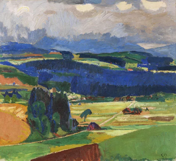 Cuno Amiet — Lueg (Landschaft bei Oschwand)