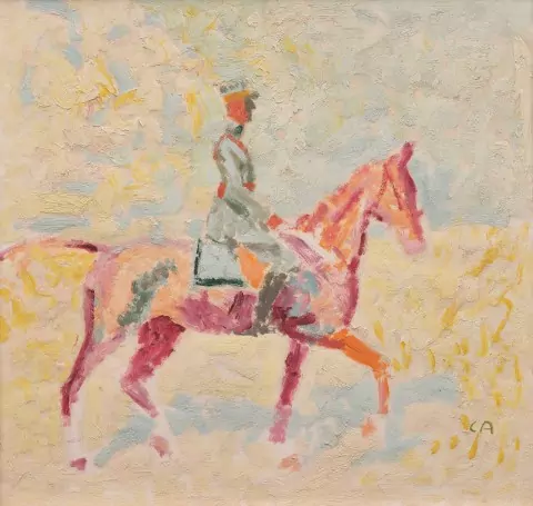 Reiterstudie, um 1927