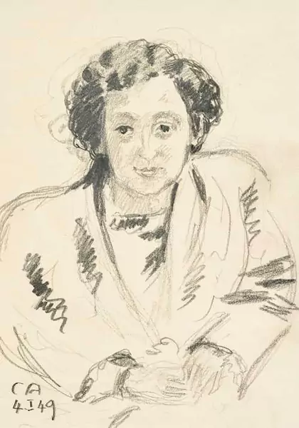CUNO AMIET — Bildnis Yvonne Moehlecke. 1949. — Koller Auktionen