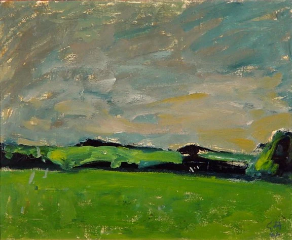 Cuno Amiet — Gewitterlandschaft, 1947
