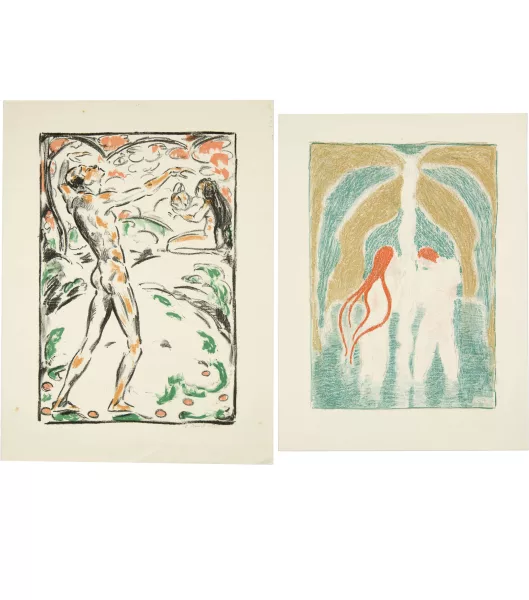 Cuno Amiet — Der entzückte Jüngling. - Der Jungbrunnen