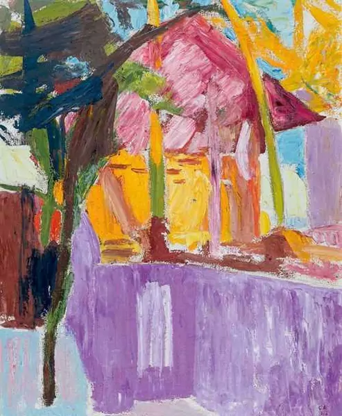 CUNO AMIET — Farbenstimmung - Oschwand. 1922. — Koller Auktionen