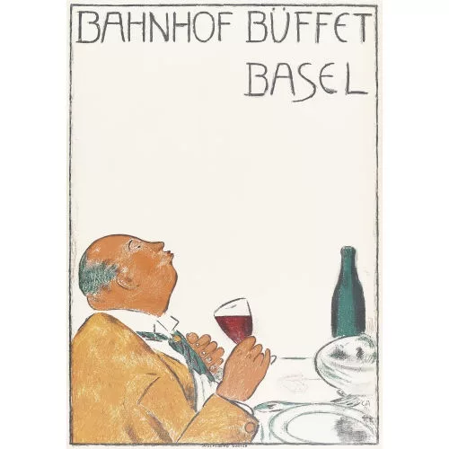 Cuno Amiet — "Bahnhof Büffet Basel".