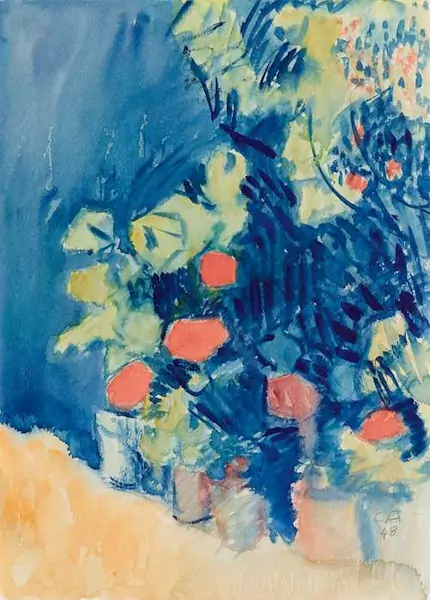 CUNO AMIET — Flowers 1948. — Koller Auktionen